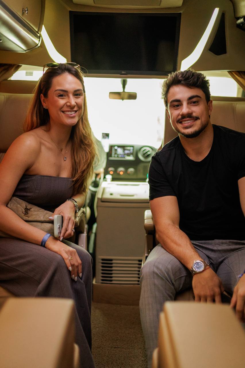 Yasmin Castilho durante experiência com a Executive Premium